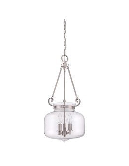Elstead STEWART Pendant E14 3x60W Nickel QZ-STEWART-BN - product 2