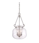 Chandeliers - Elstead STEWART Pendant E14 3x60W Nickel QZ-STEWART-BN - product 3