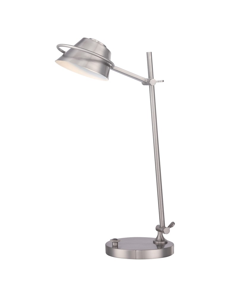 Reading table lamps - Elstead SPENCER LED Table Lamp 1x7W Nickel QZ-SPENCER-TL-BN. - product kolory-swiatla.pl 1