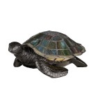 Table lamps - Elstead TIFFANY ANIMAL LAMPS Table Lamp G9 1x3W Brown QZ-SAWBACK-TL. - product 2