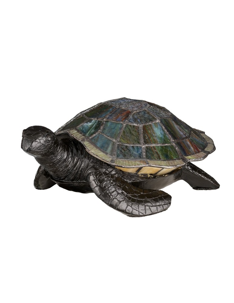 Table lamps - Elstead TIFFANY ANIMAL LAMPS Table Lamp G9 1x3W Brown QZ-SAWBACK-TL. - product kolory-swiatla.pl 2