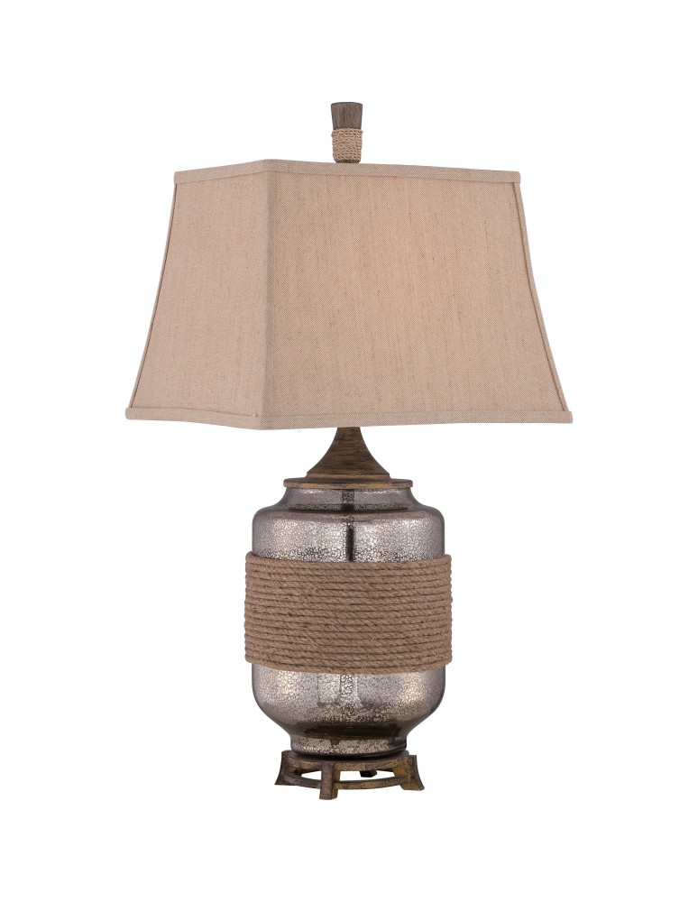 Table lamps with lampshade - Elstead RIGGING E27 Table Lamp 1x100W Beige QZ-RIGGING. - product kolory-swiatla.pl 1