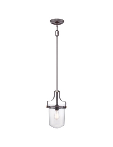 Elstead PENN STATION Pendant E27 1x60W Brown QZ-PENN-STATION-S-WT