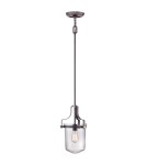 New York style pendant lamps - Elstead PENN STATION Pendant E27 1x60W Brown QZ-PENN-STATION-S-WT - product 3