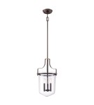New York style pendant lamps - Elstead PENN STATION Pendant E14 3x40W Brown QZ-PENN-STATION-M-WT - product 1