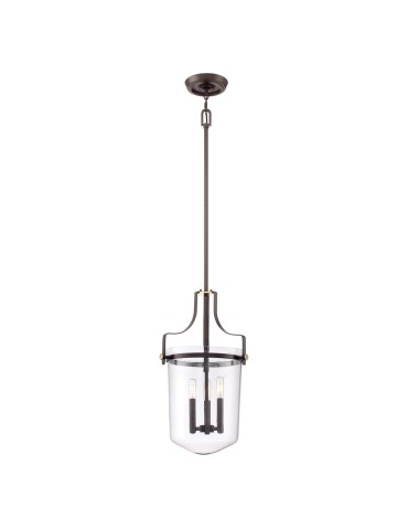 Elstead PENN STATION Pendant E14 3x40W Brown QZ-PENN-STATION-M-WT