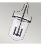 New York style pendant lamps - Elstead PENN STATION Pendant E14 3x40W Brown QZ-PENN-STATION-M-WT - product 3