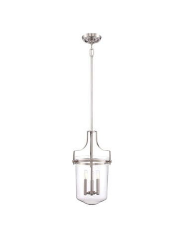 Elstead PENN STATION Pendant E14 3x40W Nickel QZ-PENN-STATION-M-BN