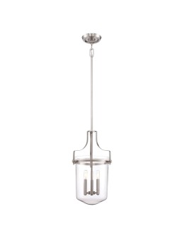 Elstead PENN STATION Pendant E14 3x40W Nickel QZ-PENN-STATION-M-BN