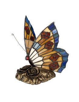 Elstead TIFFANY ANIMAL LAMPS Butterfly Shaped Table Lamp G9 1x3W Brown QZ-OBUTTERFLY-TL. - product 2