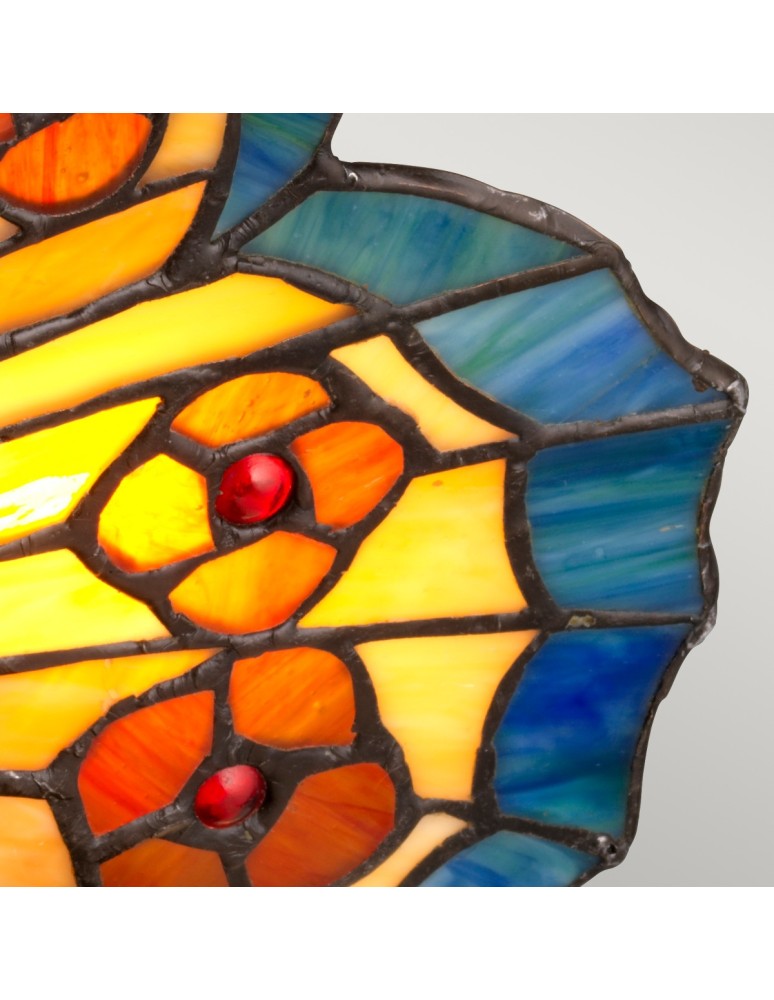 Table lamps - Elstead TIFFANY ANIMAL LAMPS Butterfly Shaped Table Lamp G9 1x3W Brown QZ-OBUTTERFLY-TL. - product kolory-swiatla.pl 3