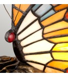 Table lamps - Elstead TIFFANY ANIMAL LAMPS Butterfly Shaped Table Lamp G9 1x3W Brown QZ-OBUTTERFLY-TL. - product 4