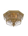 Elstead NEWBURY Plafond E14 3x40W IP44 Brass QZ-NEWBURY-F-PB