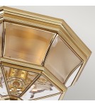 Outdoor ceiling lamps - Elstead NEWBURY Plafond E14 3x40W IP44 Brass QZ-NEWBURY-F-PB - product 2
