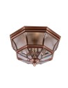 Elstead NEWBURY Plafon E14 3x40W IP44 Miedziany QZ-NEWBURY-F-AC