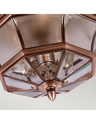 Elstead NEWBURY Plafon E14 3x40W IP44 Miedziany QZ-NEWBURY-F-AC - produkt 2