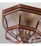 Outdoor ceiling lamps - Elstead NEWBURY Plafond E14 3x40W IP44 Copper QZ-NEWBURY-F-AC - product 3