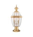 Standing garden lamps - Elstead NEWBURY Outdoor Standing E14 2x60W IP44 Brass QZ-NEWBURY3-L-PB - product 1