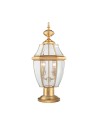 Elstead NEWBURY Outdoor Standing E14 2x60W IP44 Brass QZ-NEWBURY3-L-PB