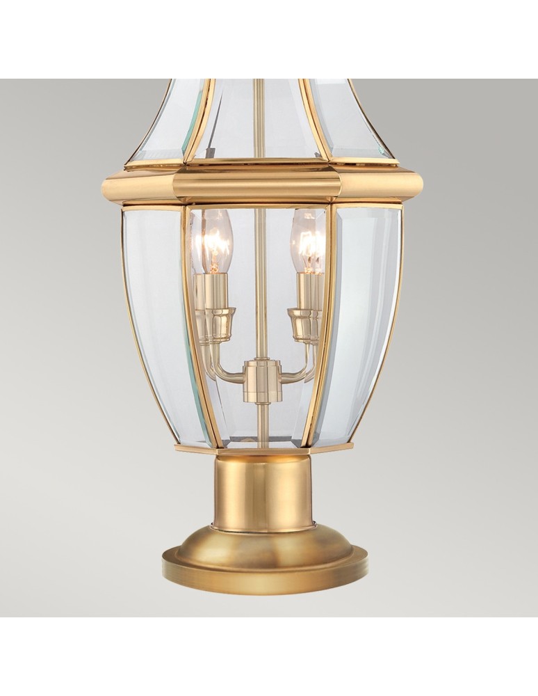 Standing garden lamps - Elstead NEWBURY Outdoor Standing E14 2x60W IP44 Brass QZ-NEWBURY3-L-PB - product kolory-swiatla.pl 3