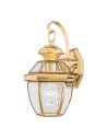 Elstead NEWBURY Wall lamp E27 1x150W IP44 Brass QZ-NEWBURY2-S-PB