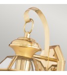 Outdoor wall lamps - Elstead NEWBURY Wall lamp E27 1x150W IP44 Brass QZ-NEWBURY2-S-PB - product 2