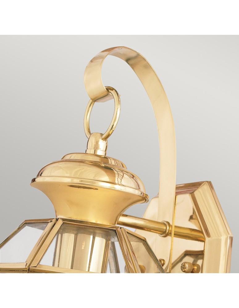 Outdoor wall lamps - Elstead NEWBURY Wall lamp E27 1x150W IP44 Brass QZ-NEWBURY2-S-PB - product kolory-swiatla.pl 2