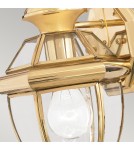 Outdoor wall lamps - Elstead NEWBURY Wall lamp E27 1x150W IP44 Brass QZ-NEWBURY2-S-PB - product 3