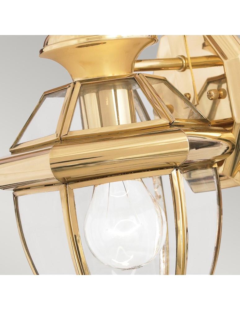 Outdoor wall lamps - Elstead NEWBURY Wall lamp E27 1x150W IP44 Brass QZ-NEWBURY2-S-PB - product kolory-swiatla.pl 3