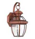 Outdoor wall lamps - Elstead NEWBURY Wall lamp E27 1x60W IP44 Copper QZ-NEWBURY2-S-AC - product 1