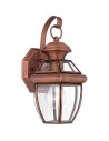 Elstead NEWBURY Kinkiet E27 1x60W IP44 Miedziany QZ-NEWBURY2-S-AC
