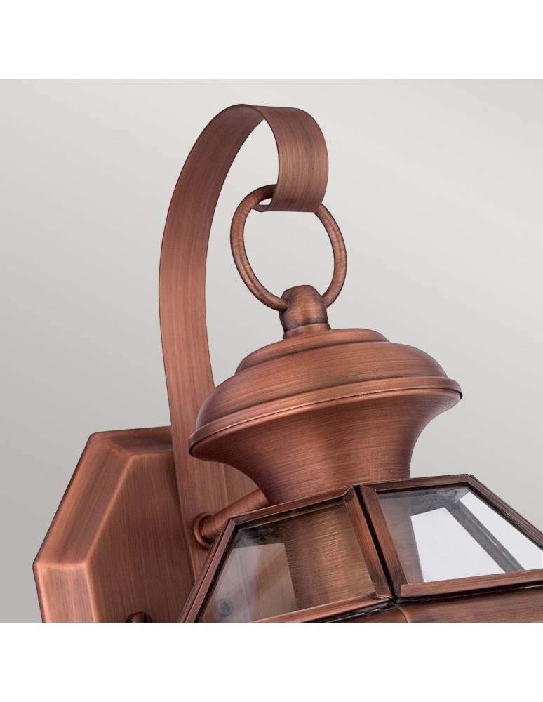 Outdoor wall lamps - Elstead NEWBURY Wall lamp E27 1x60W IP44 Copper QZ-NEWBURY2-S-AC - product kolory-swiatla.pl 2