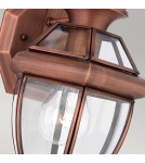 Outdoor wall lamps - Elstead NEWBURY Wall lamp E27 1x60W IP44 Copper QZ-NEWBURY2-S-AC - product 3