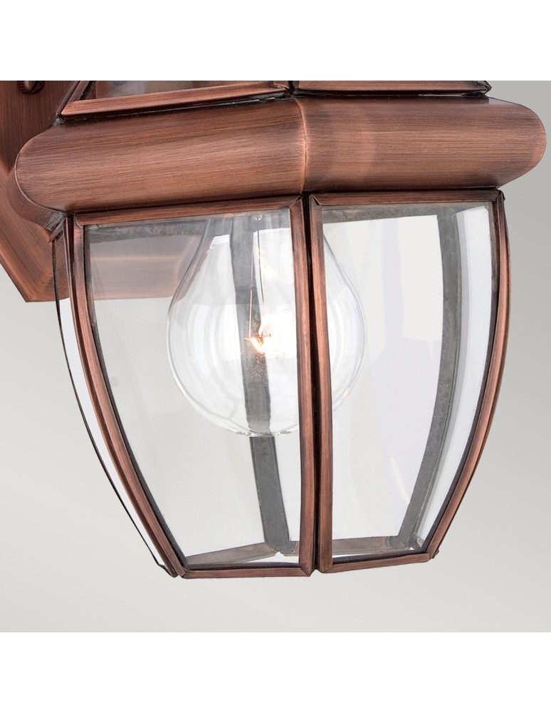 Outdoor wall lamps - Elstead NEWBURY Wall lamp E27 1x60W IP44 Copper QZ-NEWBURY2-S-AC - product kolory-swiatla.pl 4