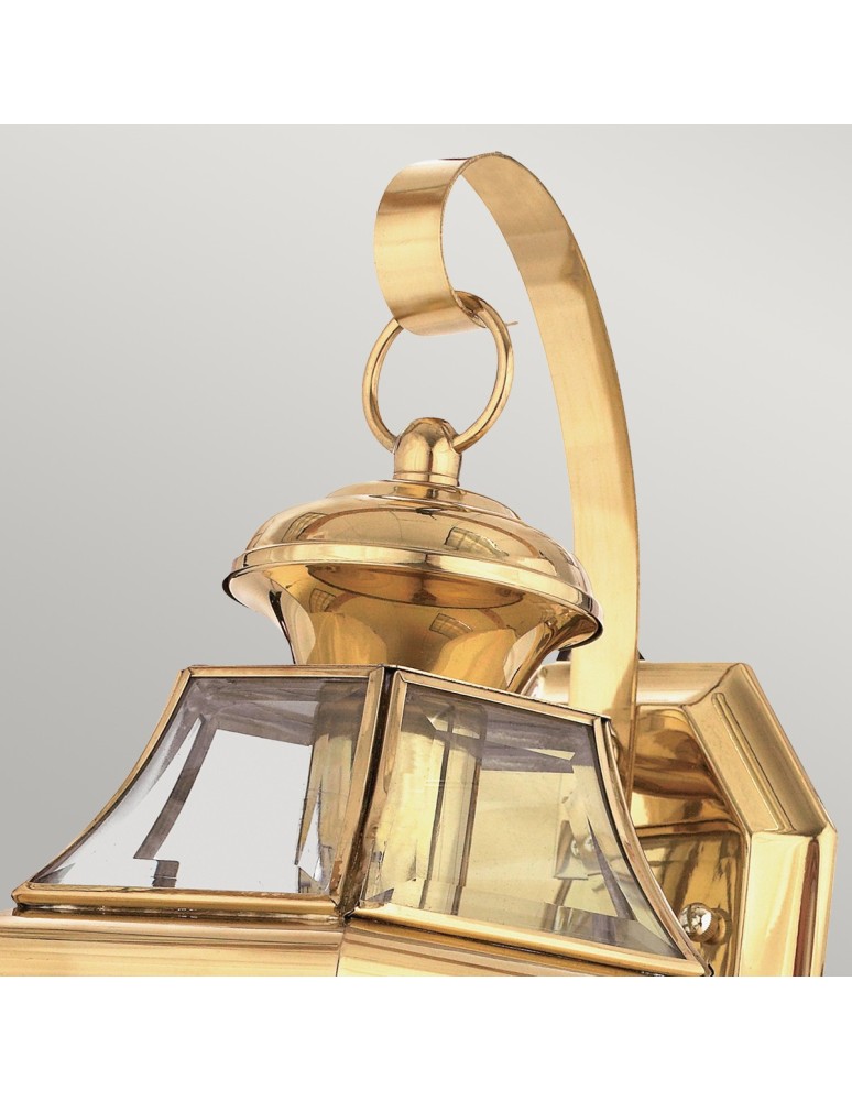 Outdoor wall lamps - Elstead NEWBURY Wall lamp E27 1x150W IP44 Brass QZ-NEWBURY2-M-PB - product kolory-swiatla.pl 2