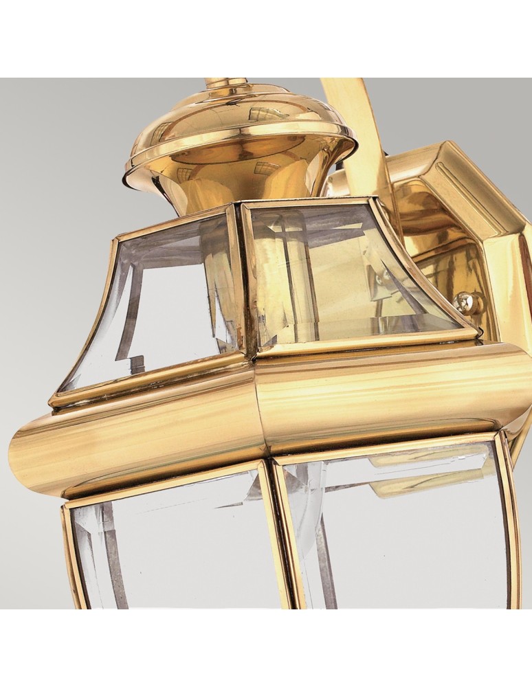Outdoor wall lamps - Elstead NEWBURY Wall lamp E27 1x150W IP44 Brass QZ-NEWBURY2-M-PB - product kolory-swiatla.pl 3