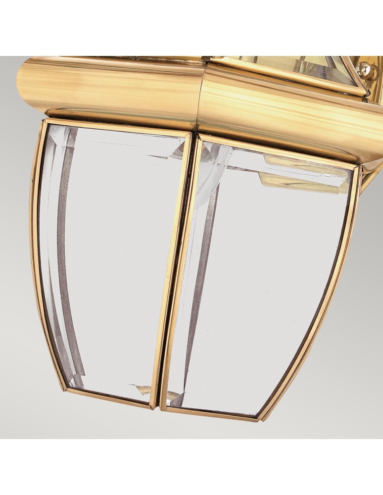 Outdoor wall lamps - Elstead NEWBURY Wall lamp E27 1x150W IP44 Brass QZ-NEWBURY2-M-PB - product kolory-swiatla.pl 4