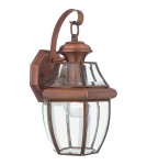 Outdoor wall lamps - Elstead NEWBURY Wall lamp E27 1x100W IP44 Copper QZ-NEWBURY2-M-AC - product 1
