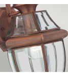 Outdoor wall lamps - Elstead NEWBURY Wall lamp E27 1x100W IP44 Copper QZ-NEWBURY2-M-AC - product 3