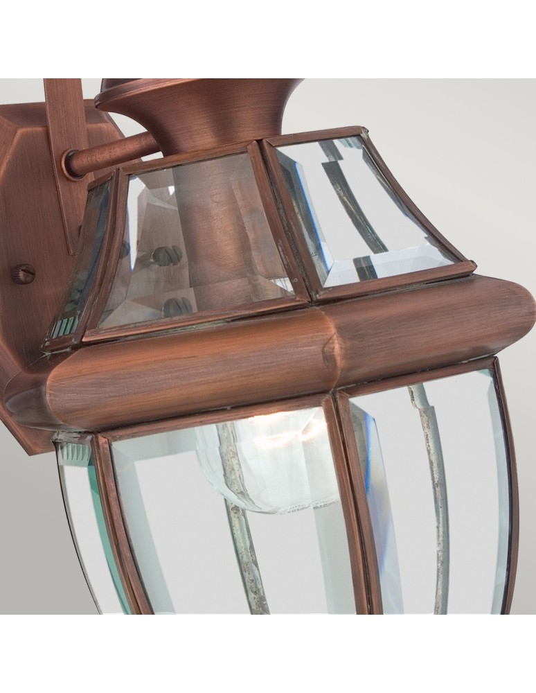 Outdoor wall lamps - Elstead NEWBURY Wall lamp E27 1x100W IP44 Copper QZ-NEWBURY2-M-AC - product kolory-swiatla.pl 3