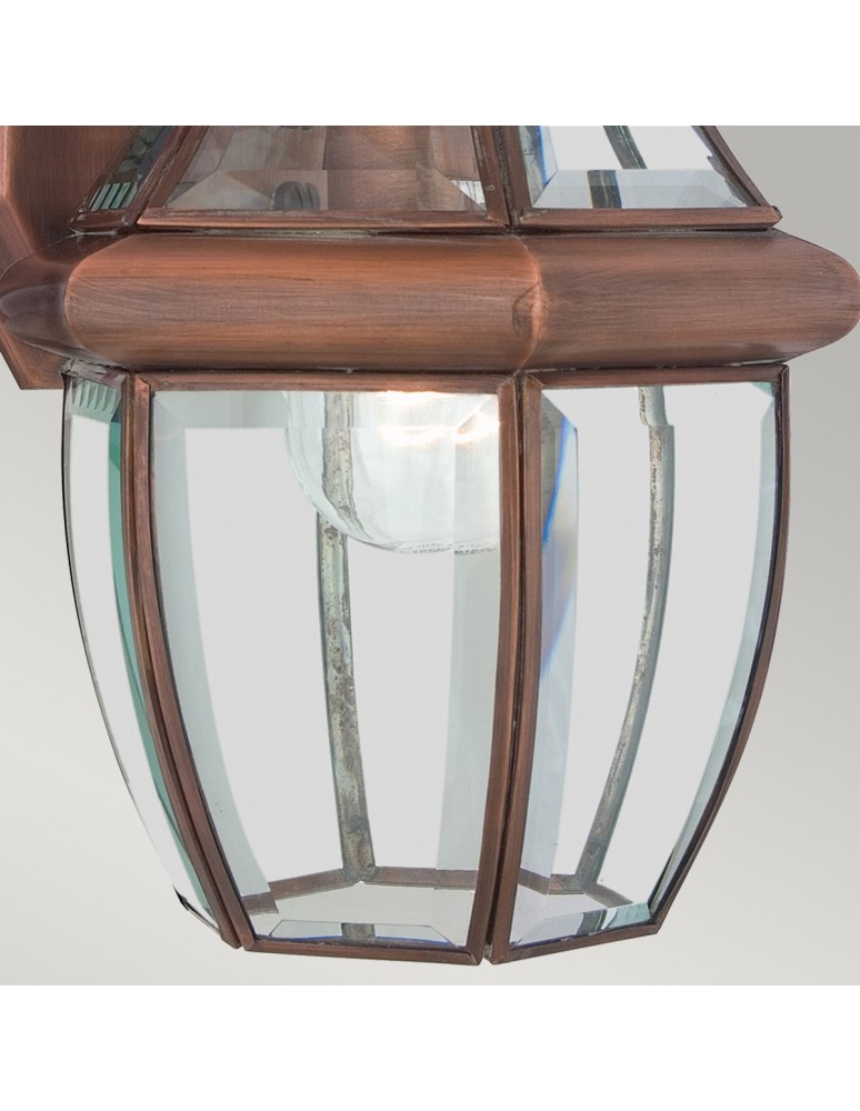 Outdoor wall lamps - Elstead NEWBURY Wall lamp E27 1x100W IP44 Copper QZ-NEWBURY2-M-AC - product kolory-swiatla.pl 4