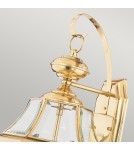 Outdoor wall lamps - Elstead NEWBURY Wall lamp E14 2x60W IP44 Brass QZ-NEWBURY2-L-PB - product 4