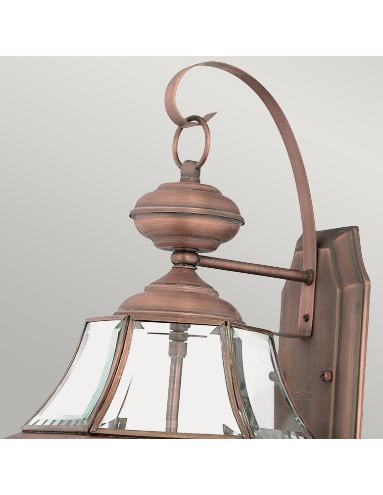 Outdoor wall lamps - Elstead NEWBURY Wall lamp E14 2x60W IP44 Copper QZ-NEWBURY2-L-AC - product kolory-swiatla.pl 2