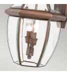 Outdoor wall lamps - Elstead NEWBURY Wall lamp E14 2x60W IP44 Copper QZ-NEWBURY2-L-AC - product 4