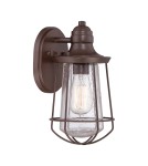 Outdoor wall lamps - Elstead MARINE Wall lamp E27 1x60W IP44 Brown QZ-MARINE-S - product 1