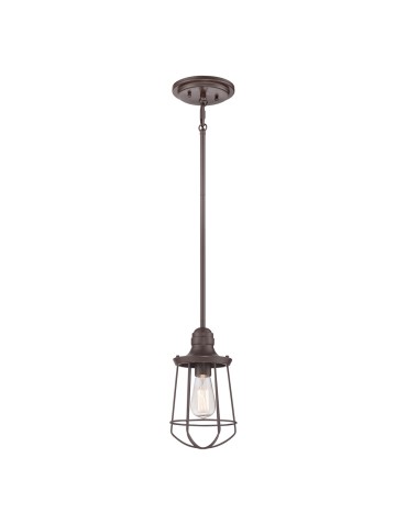 Elstead MARINE Pendant E27 1x60W Brown QZ-MARINE-P