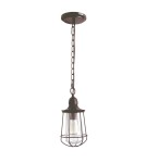 Pendant lamps - Elstead MARINE Pendant E27 1x60W Brown QZ-MARINE8-S - product 1