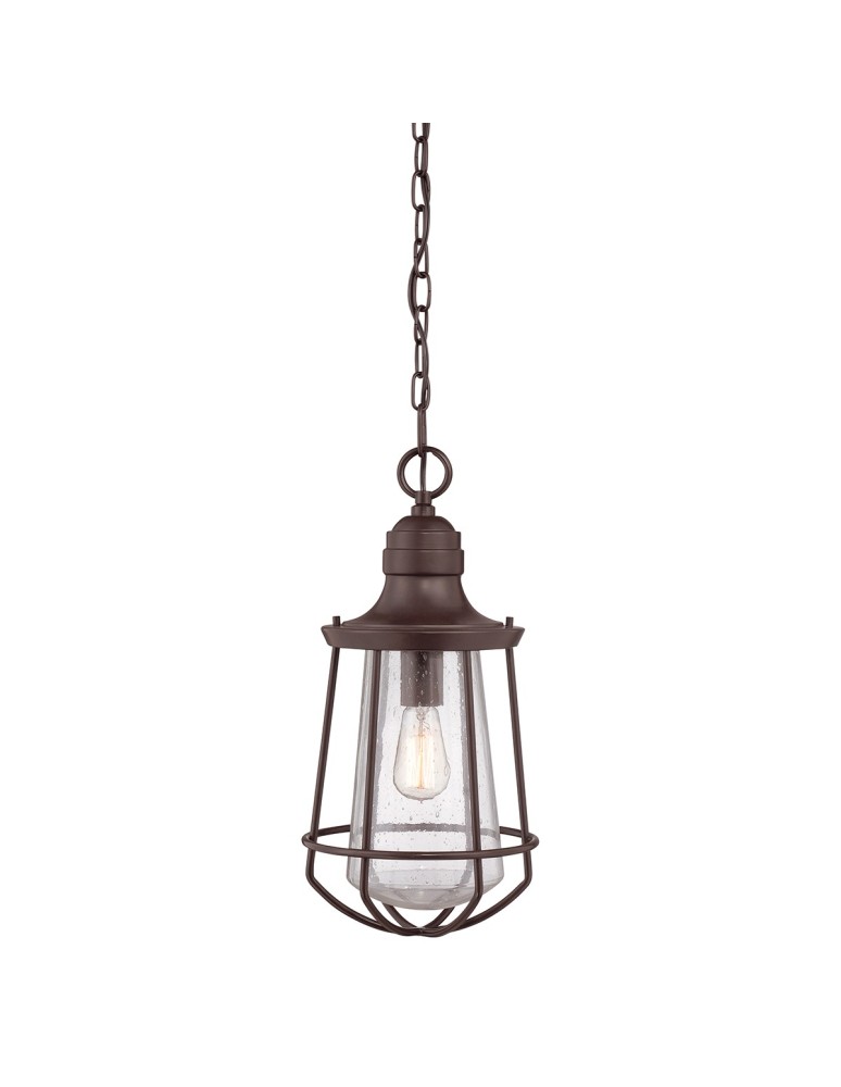 Pendant lamps - Elstead MARINE Pendant E27 1x60W Brown QZ-MARINE8-L - product kolory-swiatla.pl 1