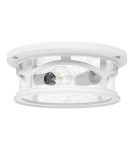 Outdoor ceiling lamps - Elstead MARBLEHEAD Plafond E27 2x40W IP44 White QZ-MARBLEHEAD-F-WHT - product 1