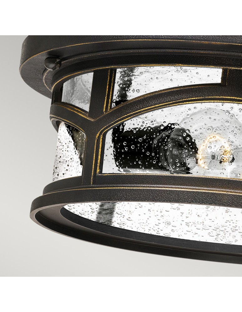 Outdoor ceiling lamps - Elstead MARBLEHEAD Plafond E27 2x40W IP44 Brown QZ-MARBLEHEAD-F. - product kolory-swiatla.pl 2